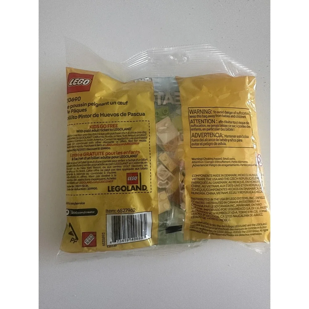 LEGO Creator 30690 Easter Egg Chick Painting Fun‎ Polybag New Sealed 65pcs 6+ - Picture 3 of 6